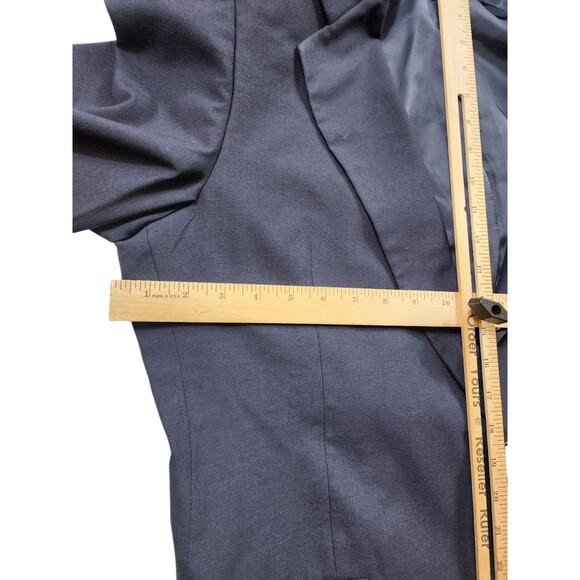 Staten Williams Sport Coat Boardroom Mens 46L Wool Blazer Classic Fit Two Button - Picture 9 of 10